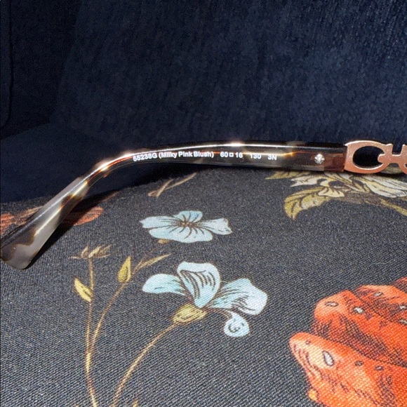 The Coach Tea Rose Sunglasses in Pink with a Gray Gradient Lens - with case!! - Picture 6 of 8